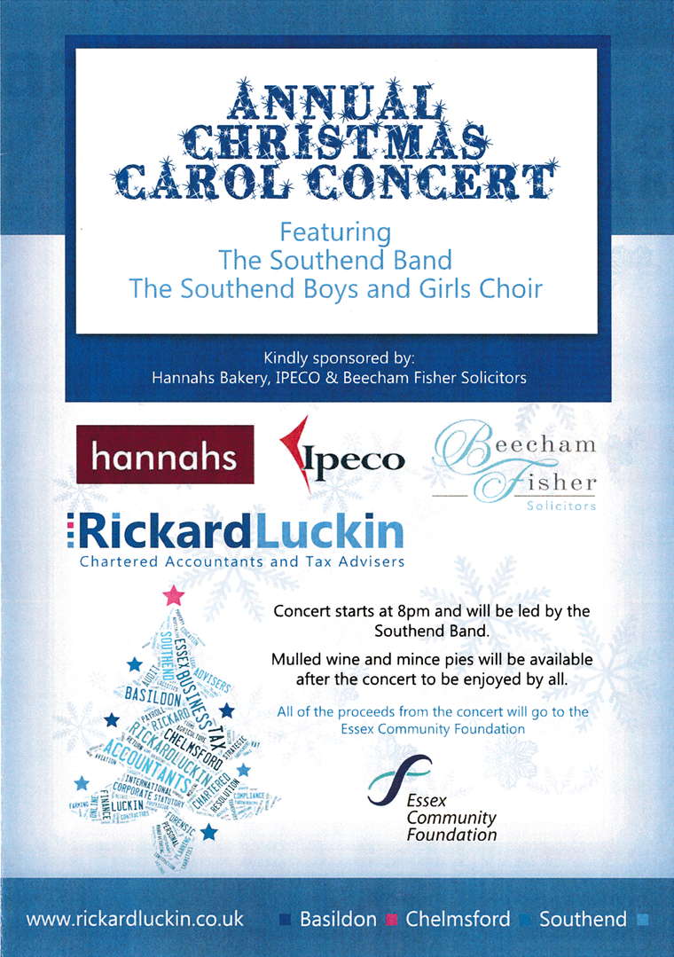 Rickard Luckin Charity Concert 2 poster