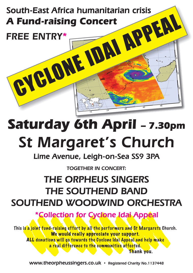 Cyclone Idai Appeal poster