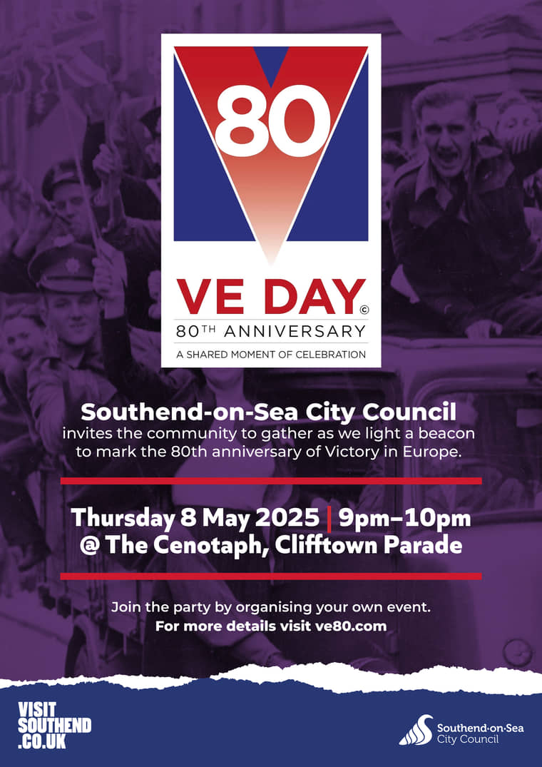 VE DAY 80 poster