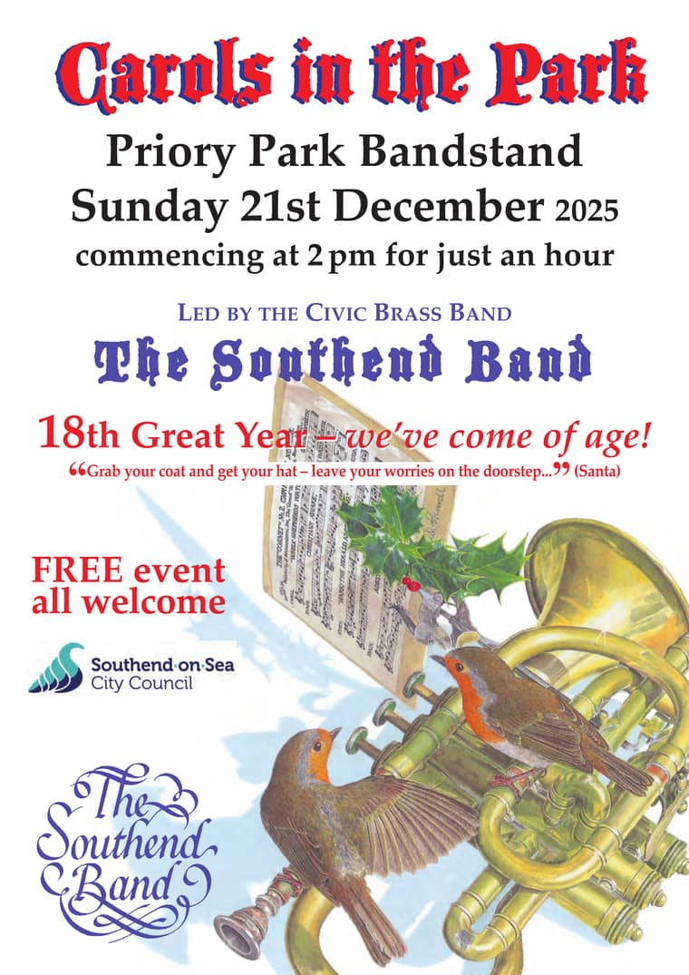 Carols in the Park poster